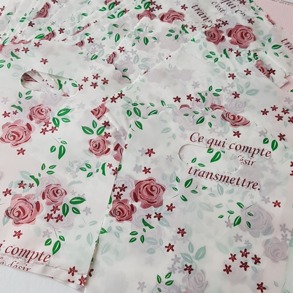 23 pcs Sacs cadeau avec motifs de rose French Loot Bags Favor Bags 5.40x5.75" in - Picture 2 of 5